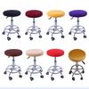 Stretchable Bar Stool Slip Cover Round Seat Cushion Chair Protector for Home Bar Restaurant Decor