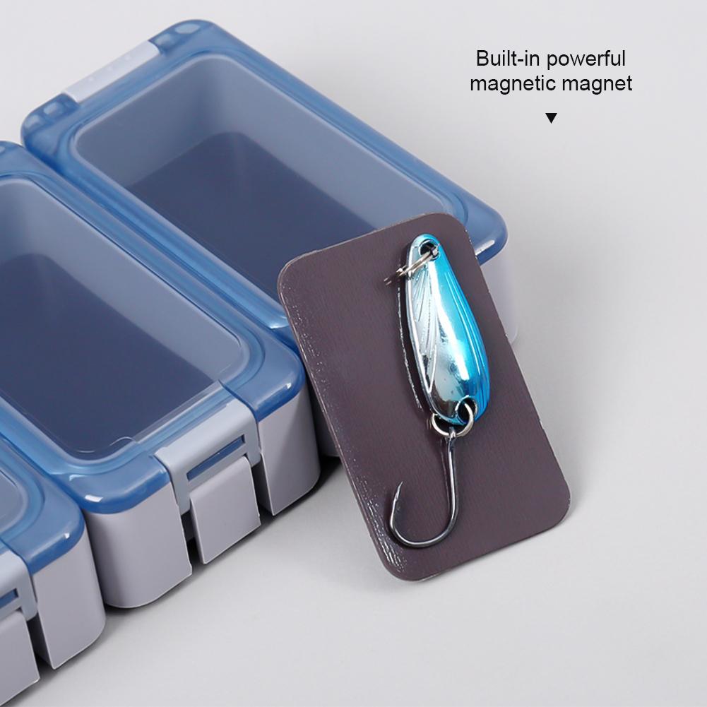 1 Stück Magnetische Köderzubehörbox Mit Fluoreszierendem Dichtungsring Wasserdicht Feuchtigkeitsbeständig Angelgerät Aufbewahrungsbox