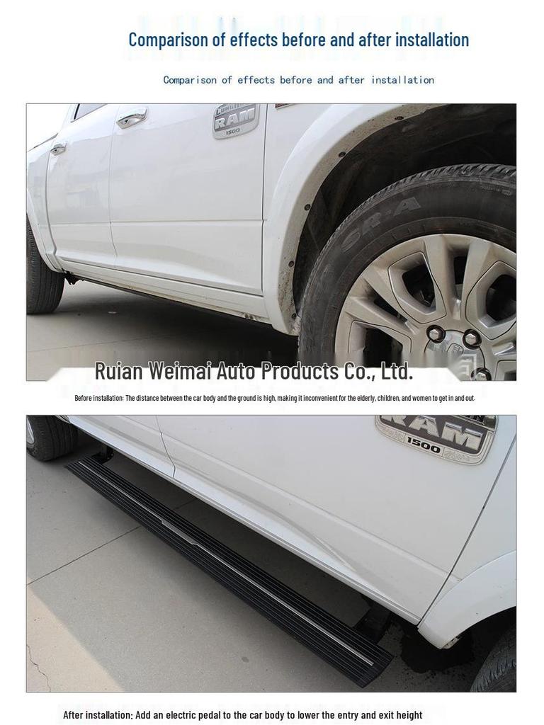 Dodge Ram Electric Running Board Side Step for 1500/2500/3500 Pickup – Tyrannosaurus Original Accessory