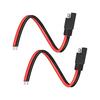 SAME CONNECTOR SAE CONNECTOR EXTENSION CABLE 2PCS SAE CABLE 14AWG 24V 10A SAE Power