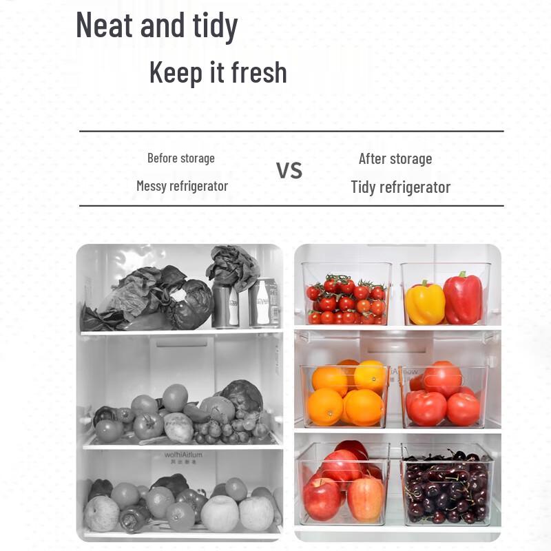 Homeglen Refrigerator Drawer Organizer