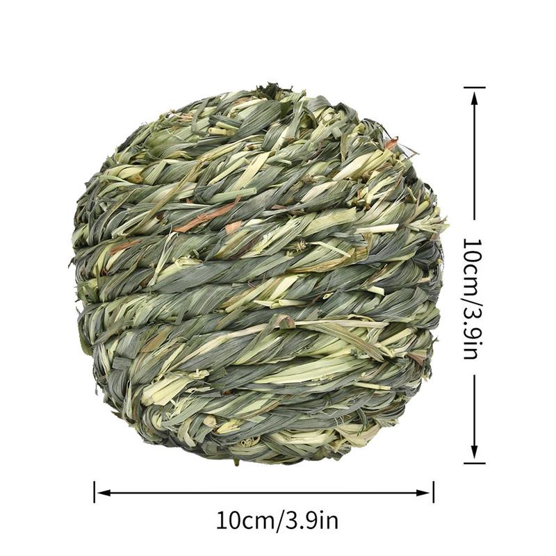 Rabbit Chew Toys For Teeth Chewable Grass Ball For Hamster Gnawing And Teeth Grinding Snacks To Keep Teeth Clean For Hamster