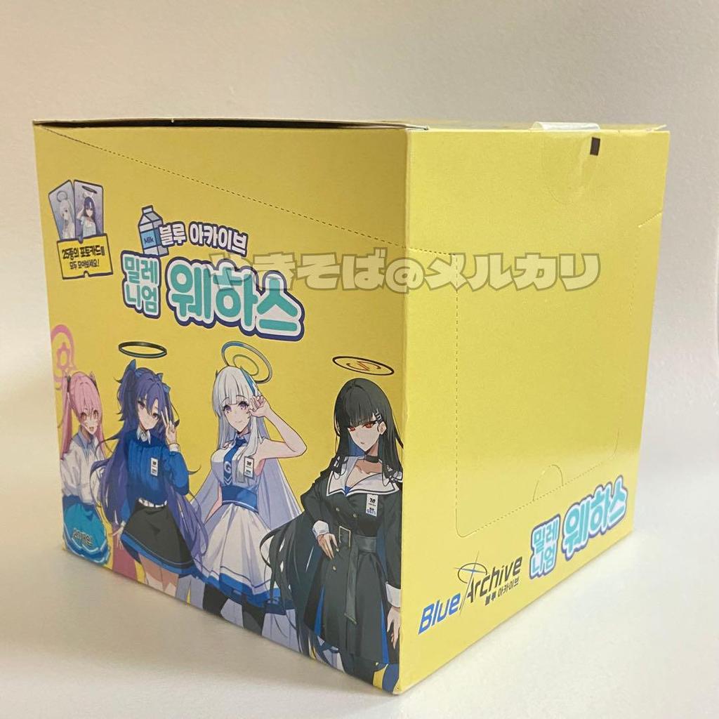 [USED] Blue Archive Wafer Cards, Blue Archive GS25 Collaboration Trading Cards, Box