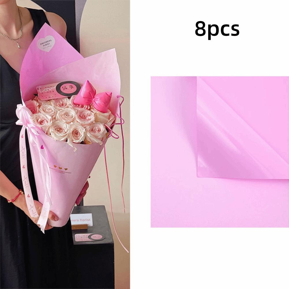 Fashion DIY Rose Flower Wrapping Bag Waterproof 43*48cm Flower Wrapping Paper Wrapping Paper for Flower Bouquets
