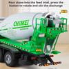 1:32 Mixer Truck Dump Truck Model Toy Car Alloy Diecast Sound Light Pull Back Miniature Engineering Vehicle Models Toys for Kids