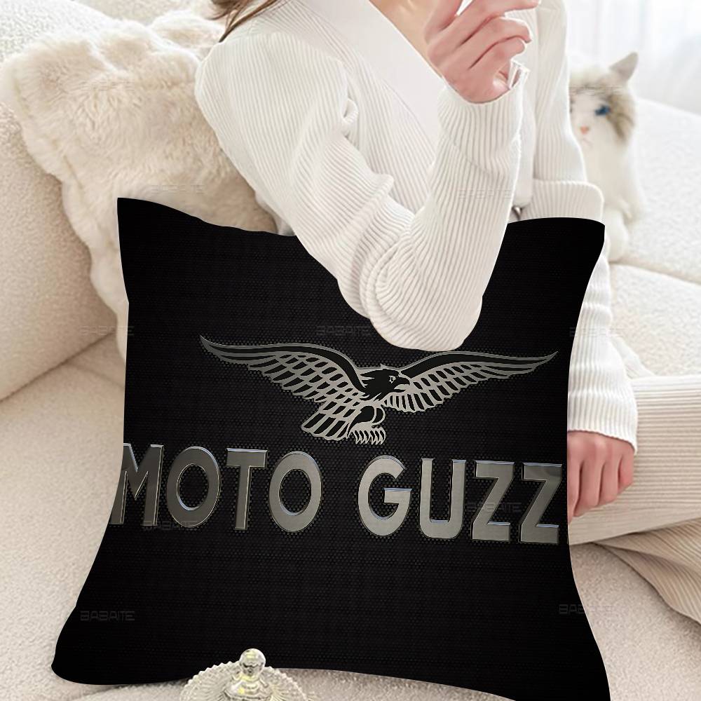 Moto Guzzi Motorcycle Office Cushion Pillowcase Car Cushion Cover45X45Cm Lumbar Pillowcase Sofa Pillowcover