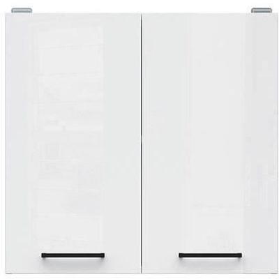 JUNONA High Cabinet 60 Cm - 2 Doors - Glossy White