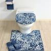 Senko Clear Rose Toilet Approximately 60 X 60 87938 Mat, Cm, Blue,
