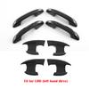 LHD RHD For MG 4 MG4 EV Mulan 2022 2023 2024 ABS black Car Door Handle Cover Door Bowl Protector Molding Trim Auto Accessories tcl6