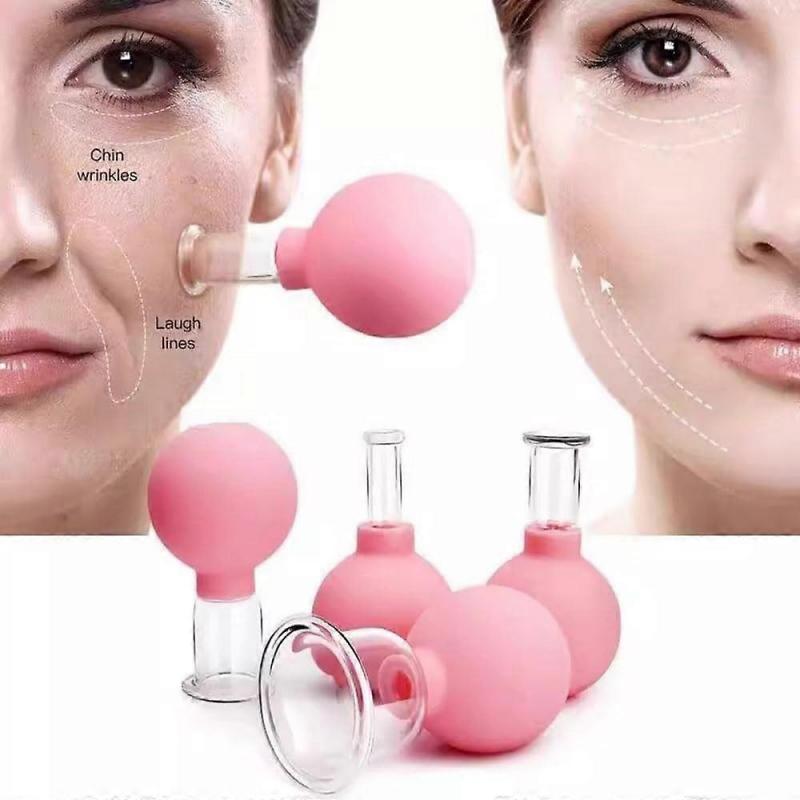 Facial Cupping Set - Anti-Aging Facial Care Tool, Gua Sha Board, Wrinkle Massage, Vacuum Suction Therapy for Face, Legs, Arms, Back, Shoulders