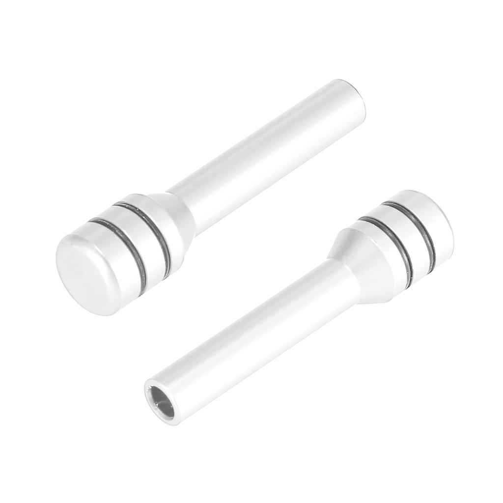 X AUTOHAUX Door Lock Knob Pull Pin Locking Door Knob for Car SUV Truck Automobile Aluminum Alloy 4pcs Silver Tone