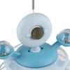 Blue 4-Layer Cat Ball Tower Toy with Feather & Catnip for Exercise