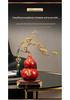 Gourd Ornament: Luxurious Chinese Home Decor for Living Room or Office – Attracts Fortune and Prosperity, Perfect Housewarming Gift