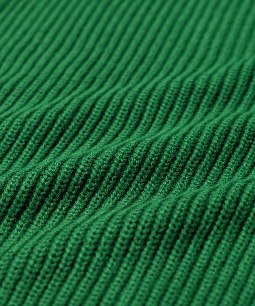LEMAIN SECOND Oversized Voluminous Washable Crew Neck Hazzi Knit [Green]