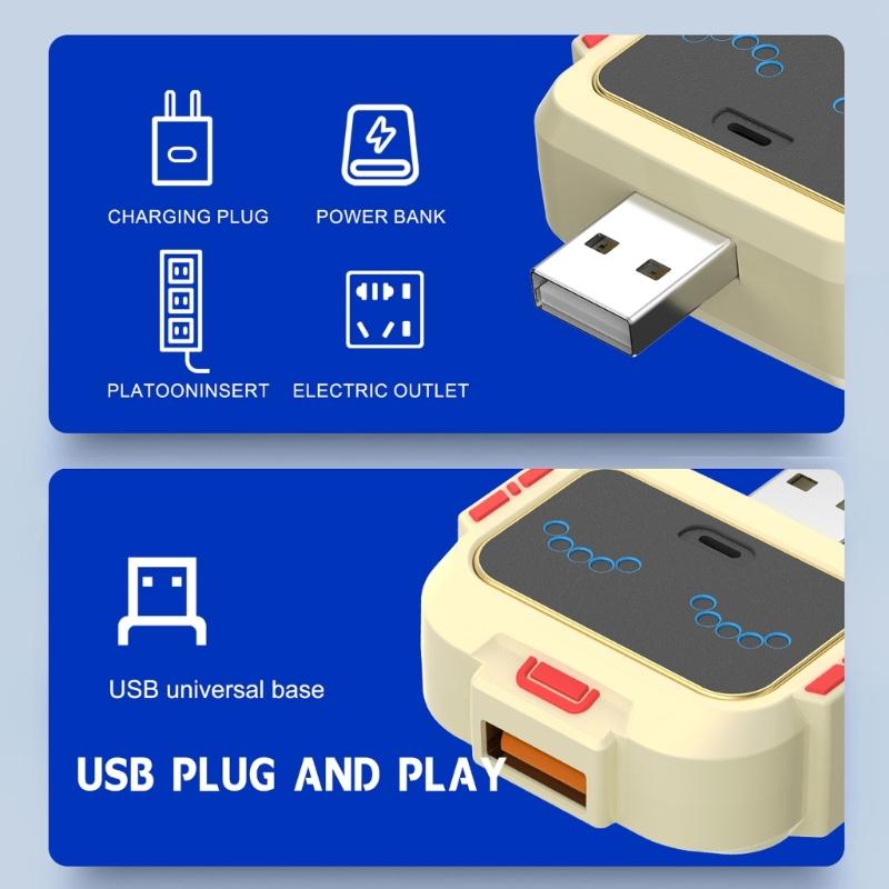 English Voice Command USB Control Switcher For 5V 2A Fan Lamp Humidifiers With Automatic Speed Dimming Functionality