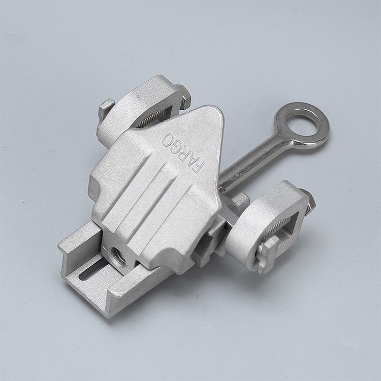 Insulated Laryngeal Puncture & Drainage Line Clamp for High Voltage Installation