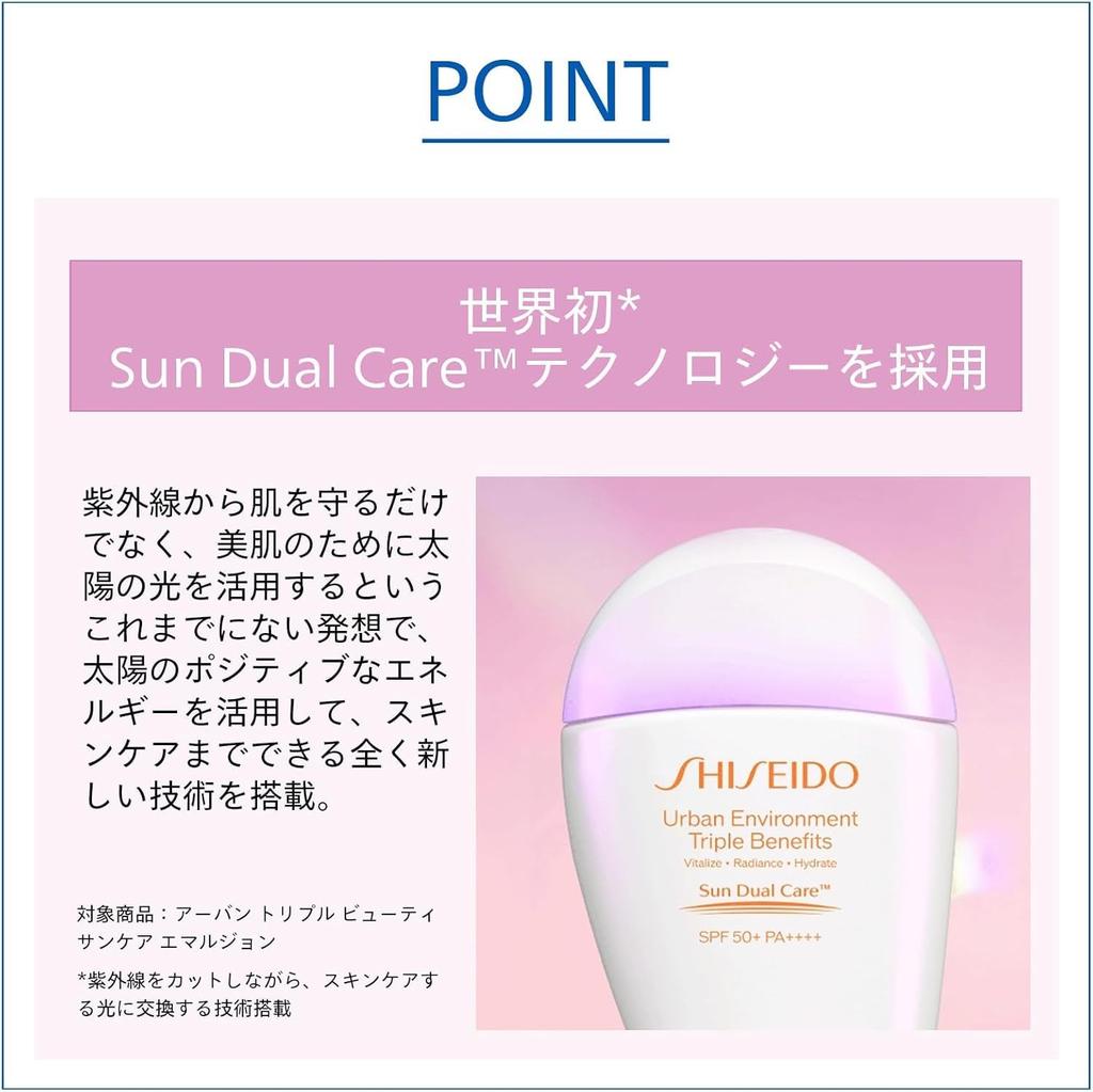 SHISEIDO Sun Care EC Limited Kit Urban Triple Beauty Sun Care Emulsion 30mL Sunscreen UV Special Mini Pouch Included Milk Type UV Protection Shiseido