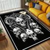 Skull Ritual Living Room Nonslip Area Rug Soft Carpet For Bedroom Game Playroom Sofa Office Home Decor Doormat Christmas Gift C926207