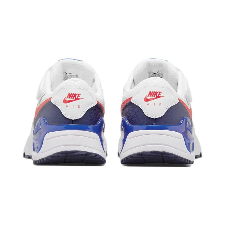 Nike Air Max SYSTM PS White Midnight Navy Kids Sneakers Game-Royal Bright-Crimson DQ0285-101