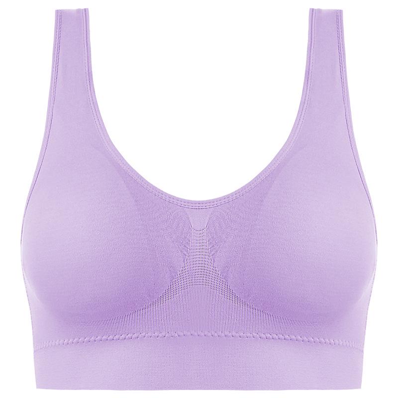 Großer Sport-BH, bügellos, schönes Rückendesign für Fitness, Yoga, Laufen und Schlafkomfort für Frauen.