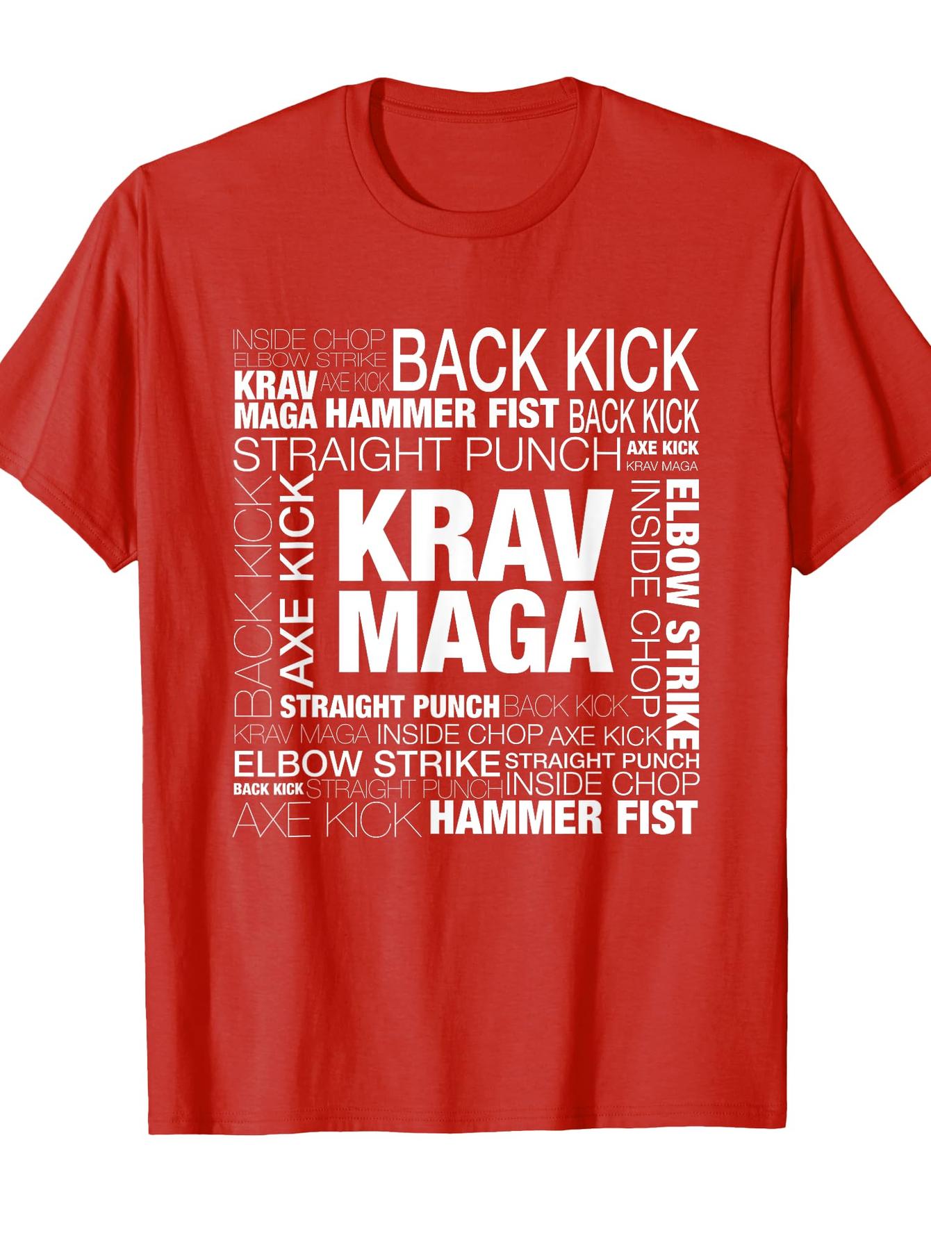 Israeli Selfdefense Martial Arts Krav Maga TShirt 100 Cotton ONeck Short Sleeve Summer Casual Mens Tshirt Streetwear S