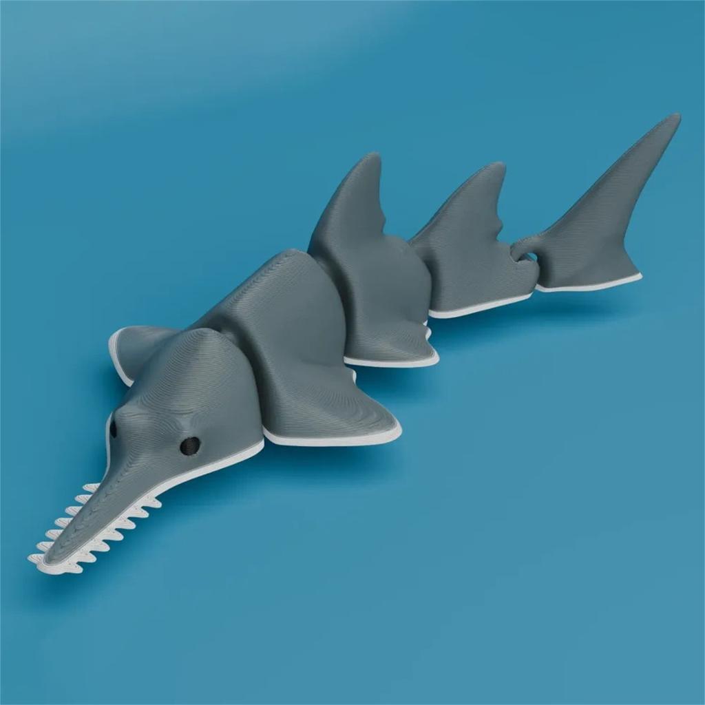 3D-gedrucktes flexibles Gelenktier-Modell Lernspielzeug Interaktive artikulierte Figur für Lern- und Ausstellungszwecke