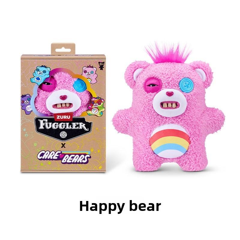 

Fuggler Care Bears Plush Doll With Short Pile Soft Fabric For Collectors And Kids Pink