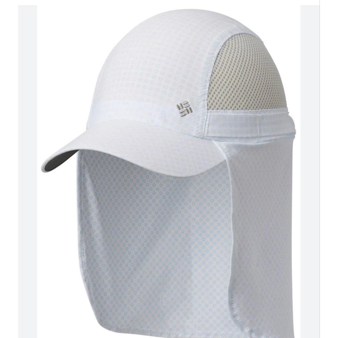 Used Columbia cap with sunshade white