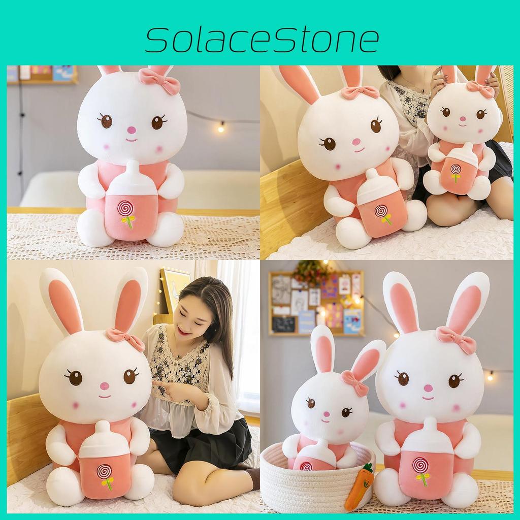 Bottle Baby Rabbit Plush Toy Cute Cartoon Child Girl Sleeping Companion Gift