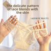 Ladies Spring and Autumn Sexy Lace Lace with Hollow Soft Skin Satin Pure Cotton Crotch Low Waist Triangle Briefs