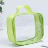 Large Capacity Clear PVC Handbag PU Leather Swimming Small Tote Transparent Beach Bag  Men
