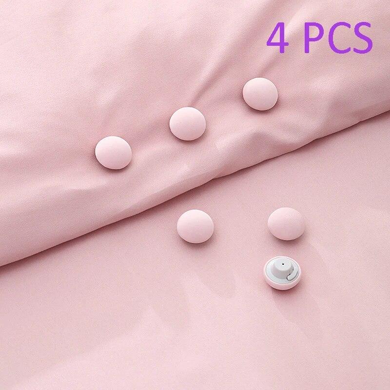 10pcs/4pcs Fixer Needleless Cover Holder Round Shape Quilt Clips Fastener Bed Sheet Blankets Non Slip Gripper for dropshipping