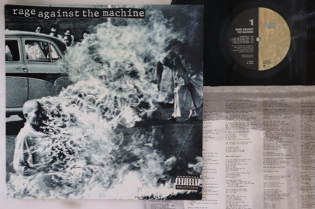 LP Record RAGE AGAINST THE MACHINE - Rage Against The Machine Z52959 EPIC 1992 US Rock Used