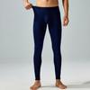 Xibin Seobean Men's Warm Low-Waist Thin Trousers - Comfortable Base Layer for Autumn/Winter