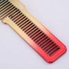 Electroplating Haircut Hairdressing Comb Colorful Rainbow Comb Portable Barber Hairdressing Tool Men Hair Salon Combs Brushes