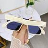 1Pc  Oversized Square Sunglasses Children Retro Mirror Lens Eyewear Shades Uv400 Protection Punk Sun Glasses