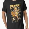 Agatsuma Zenitsu Demon Killer Anime Manga Tanjiro Kimetsu No Yaiba T-Shirt Summer New Men's and Women's Streetwear