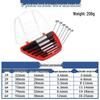 4-Point & 6-Point Triangle Valve Water Pipe Screw Extractor Set (5/6/8 Pcs) for Broken Thread Removal