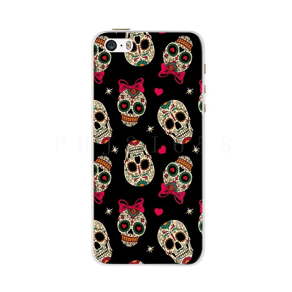 Case For iPhone 5 5S SE Case Silicone Soft TPU Cute Cartoon Pattern Protector Shell For iPhone 6 6S 5 iPhone6S Case Cover Fundas
