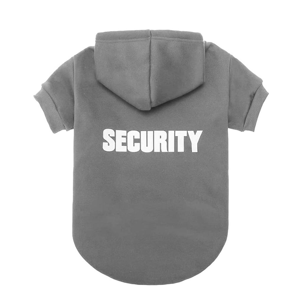 Dog Hoodie for Medium Large Dogs Security Coat Dog Apparel Spring Dog Clothes for Dogs Outdoor Use