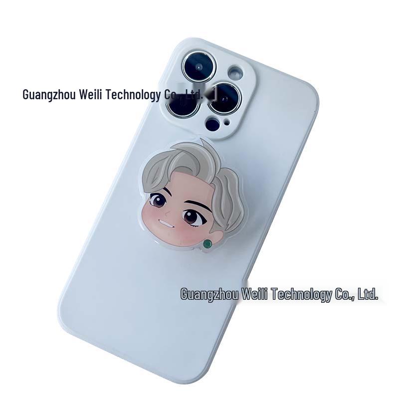 Acrylic Epoxy Cartoon Celebrity Airbag Phone Holder