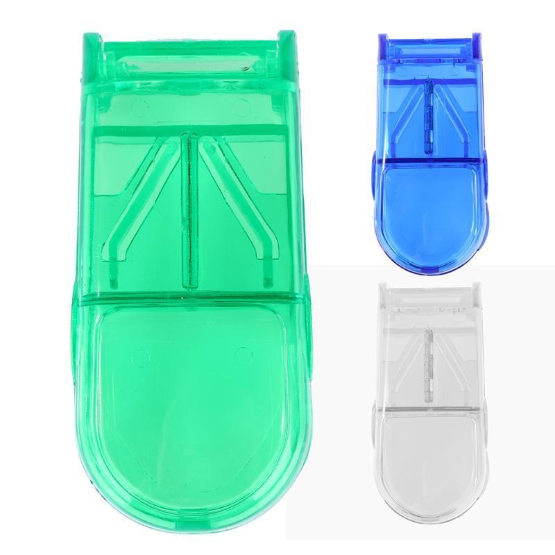 Portable Pill Cutter Box Convenient Pills Box Pill Caplets Medicine Holder Pill Splitter Divide Compartment Medicine Storage Box