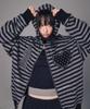 Youhee I Love Applique Hood Zip-Up Charcoal