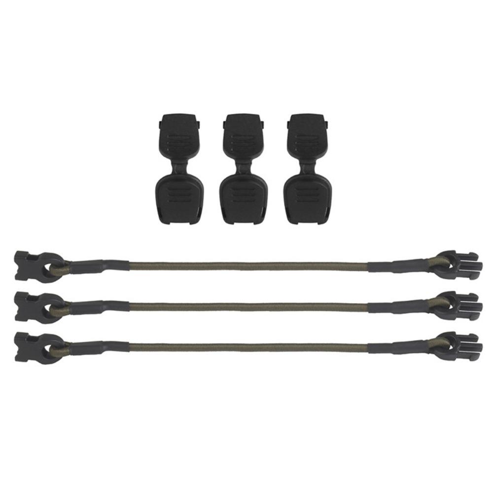 3Pcs/set with Quick-release Buckle Multipurpose Fixing Strap Outdoor Gadgets Hunting Green