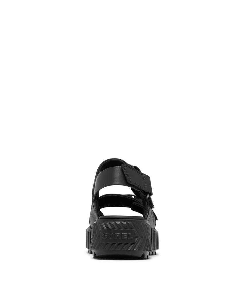 Sorel ONA Avenue Multi-Strap Mid Sandals, NL5235, Women's, Size 24.0cm, Black