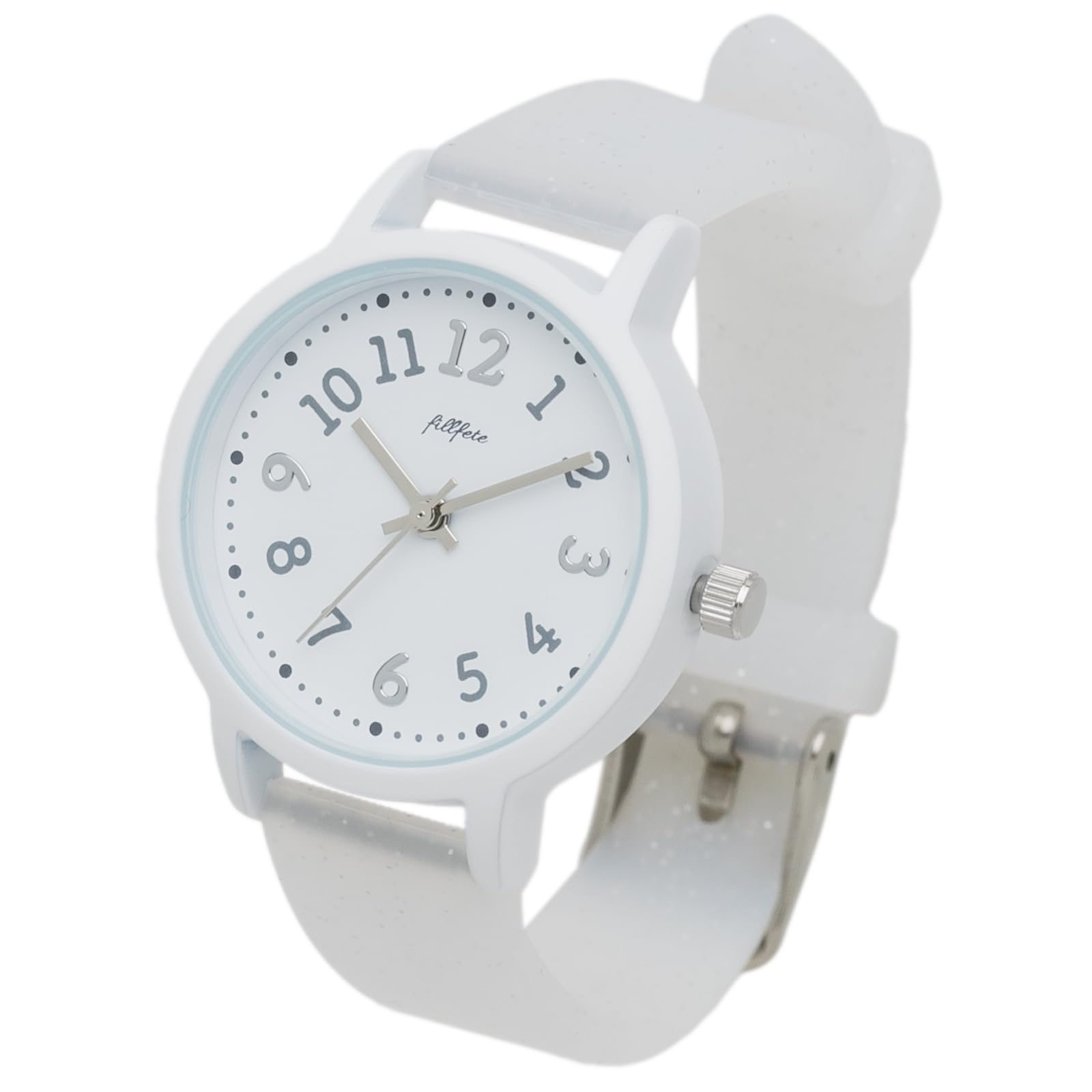 

[Fieldwork] Women s Watch Analog Silicone Belt Lamibell White KDS014-1 White