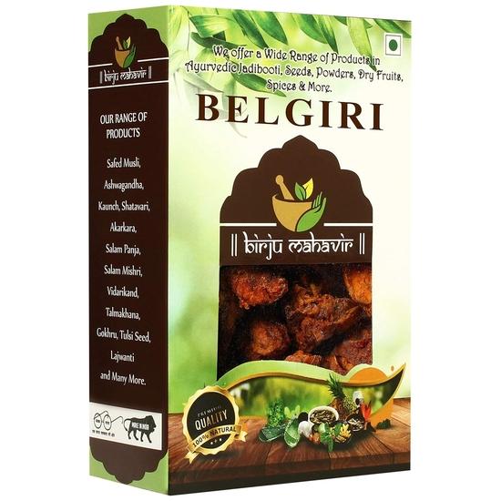 

BIRJU MAHAVIR BELGIRI- BAEL PHAL DRY - WOOD APPLE, Natural, 400 gram (BMPL-531) 400GM