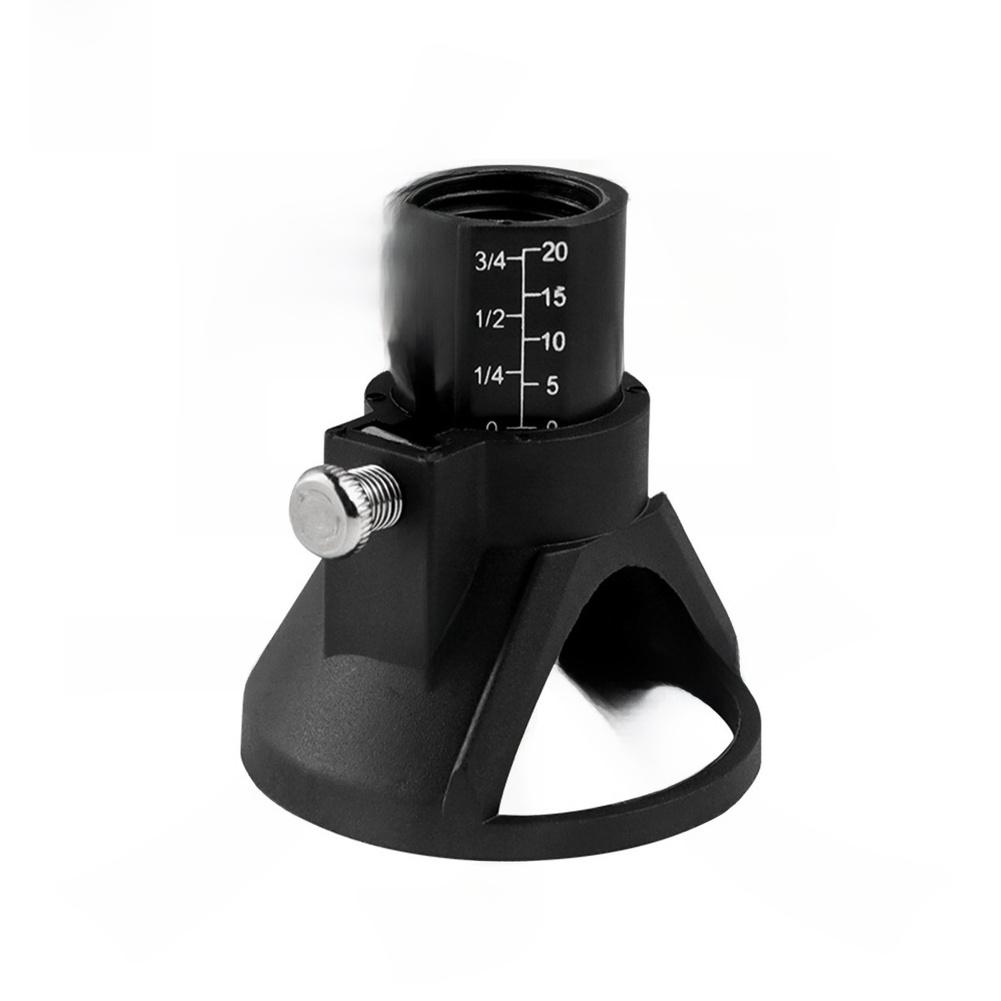 Compact and Light Electric Grinder Positioner Made of Plastic with 31g Weight and 60x60x67mm Measurements for Easy Carry