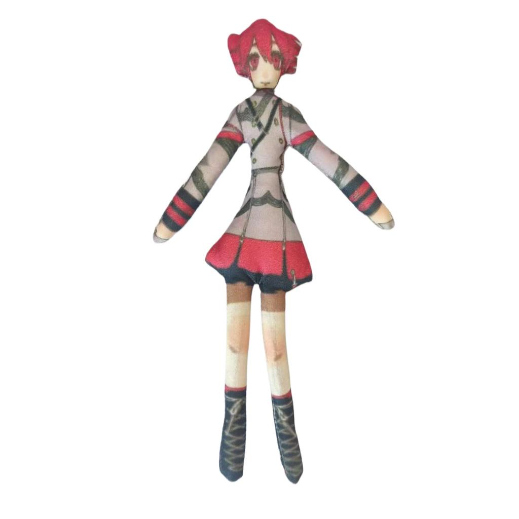 Anime Kasane Teto Cosplay Doll Plush Stuffed Dolls Cute Figure Room Decoration Abstract Wire Skeleton Accessories Unisex Gifts