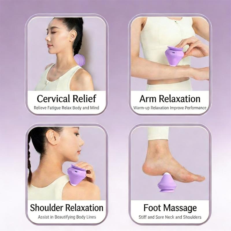 Heated Vibrating Fascia Ball Electric For Deep Tissue Relaxation Providing Two Modes And Design